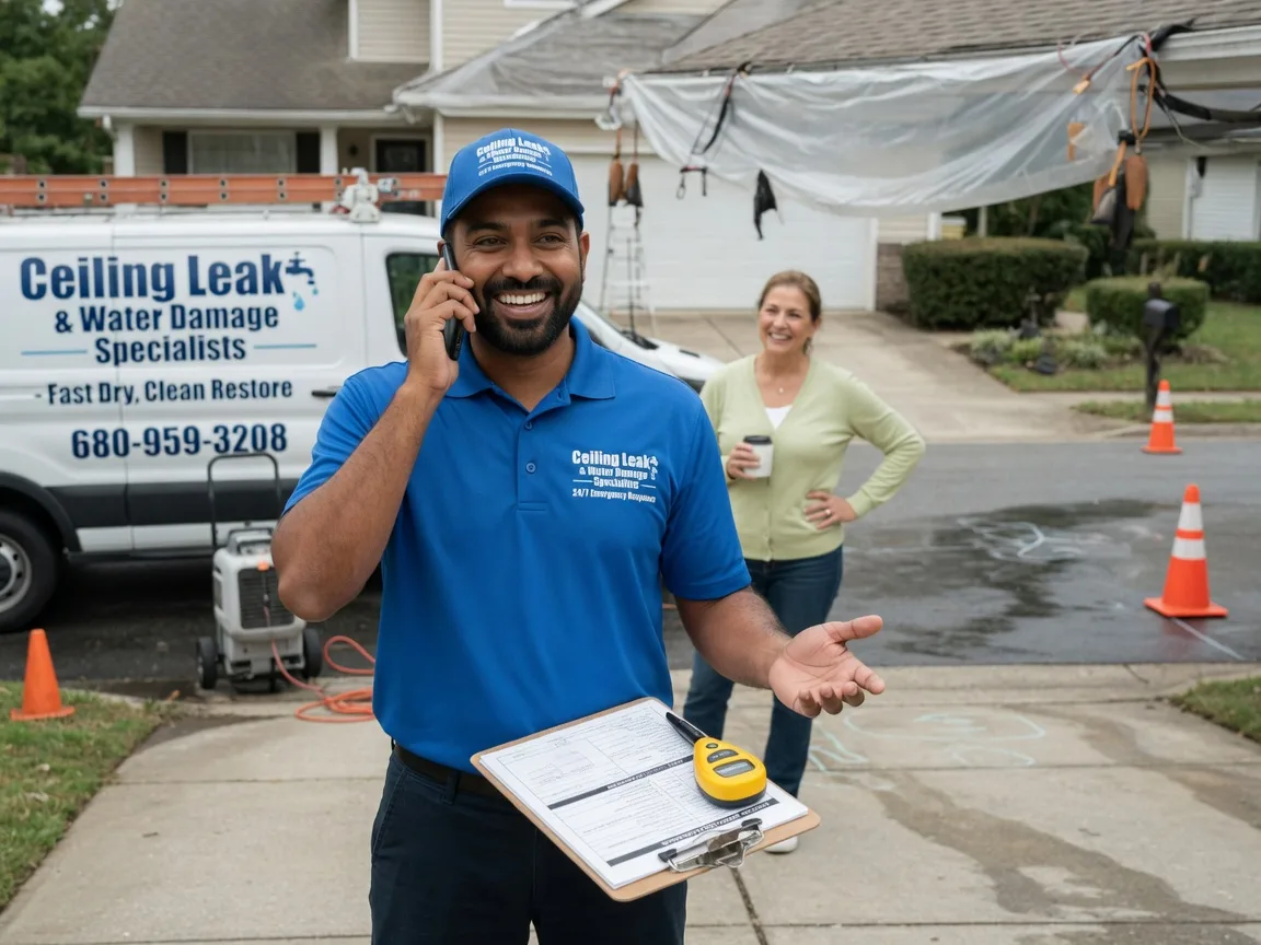 Ceiling Leak Cleanup Big Bear Lake, CA FAQs